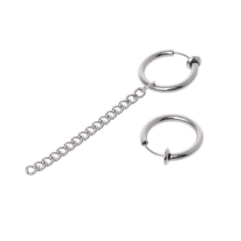 8 Stks/set Sieraden Oorbellen Unisex Vrouwen Mannen Lady Hip Hop Mode Populaire Hanger Eenvoudige Rvs Charms Party Dangl