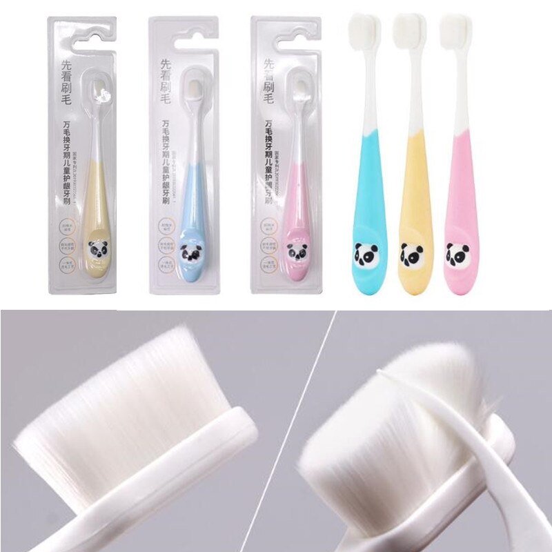 Brosse à dents en Silicone à poils souples pour enfants brosse à dents pour enfants