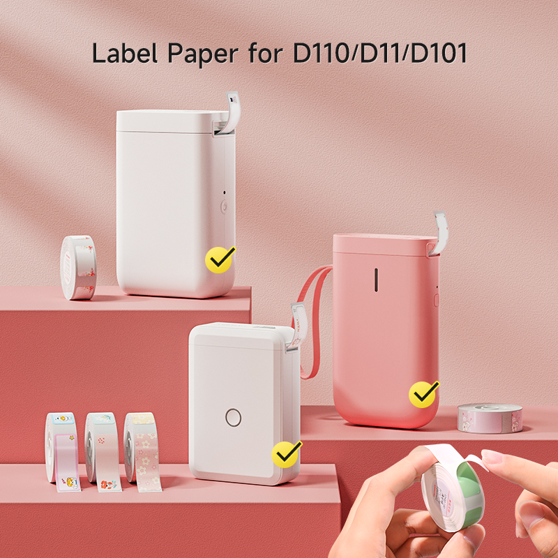Niimbot D11 D110 D101 Mini Label printer paper Printing Label Waterproof Anti-Oil Price Tape Scratch-Resistant Label Sticker