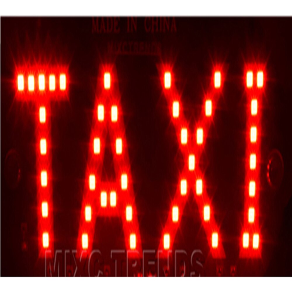 MeeToo 1pcs LED Taxi Display Red Signal Indicator Light 12V Led Car Windscreen Cab indicator Lamps Sign Bus Accessories Signal