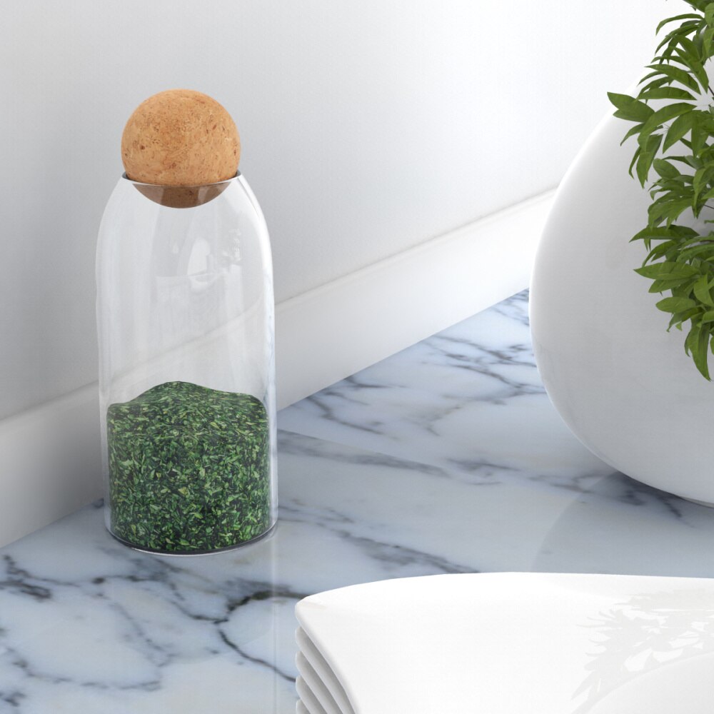 1200ML Storage Tank Transparent Transparent Sealed Cans for Restaurant Kitchen