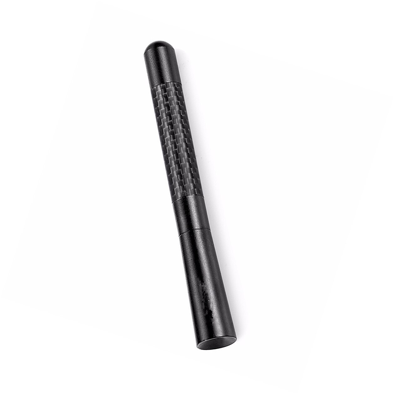 Auto styling 12cm auto autobon vezel dak korte radioantenne voor tesla suzuki isuzu daihatsu aston martin volvo mazda: Zwart