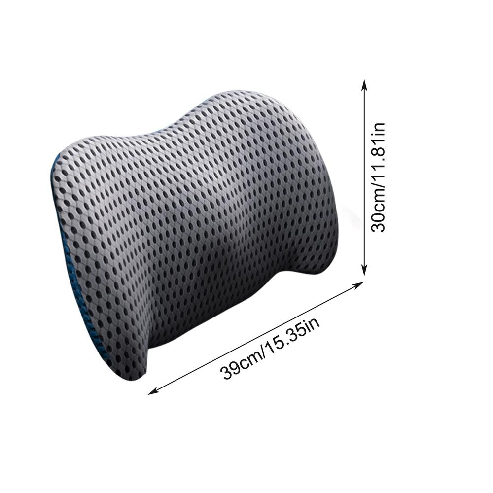 Car lumbar cushion lumbar support car back cushion lumbar support lumbar pillow driver seat lumbar support Comfortable backrest: Sky Blue