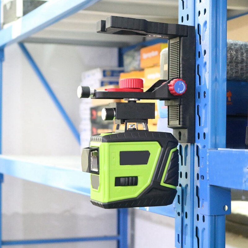 AMS-Adjustable Level Magnetic Wall Mounted Bracket Interface Infrared Level Hang Wall Hanger Horizontal Instrument Bracket