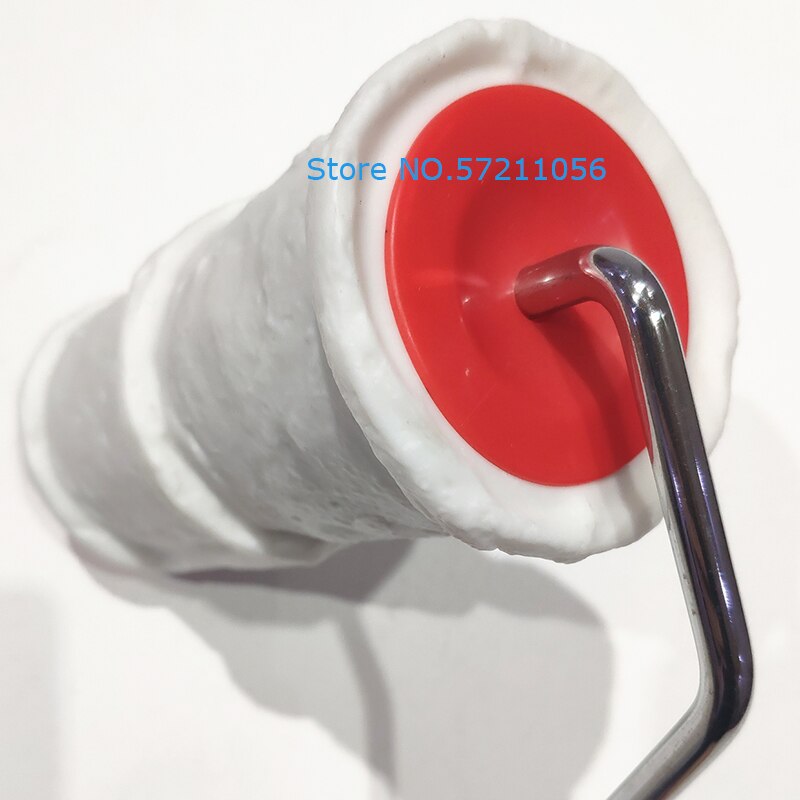 Brick Pattern Paint Roller 8 Inch Brush Handle Rubber Embossing Art Construction Tool Home DIY Paint Roller Wall Decoration