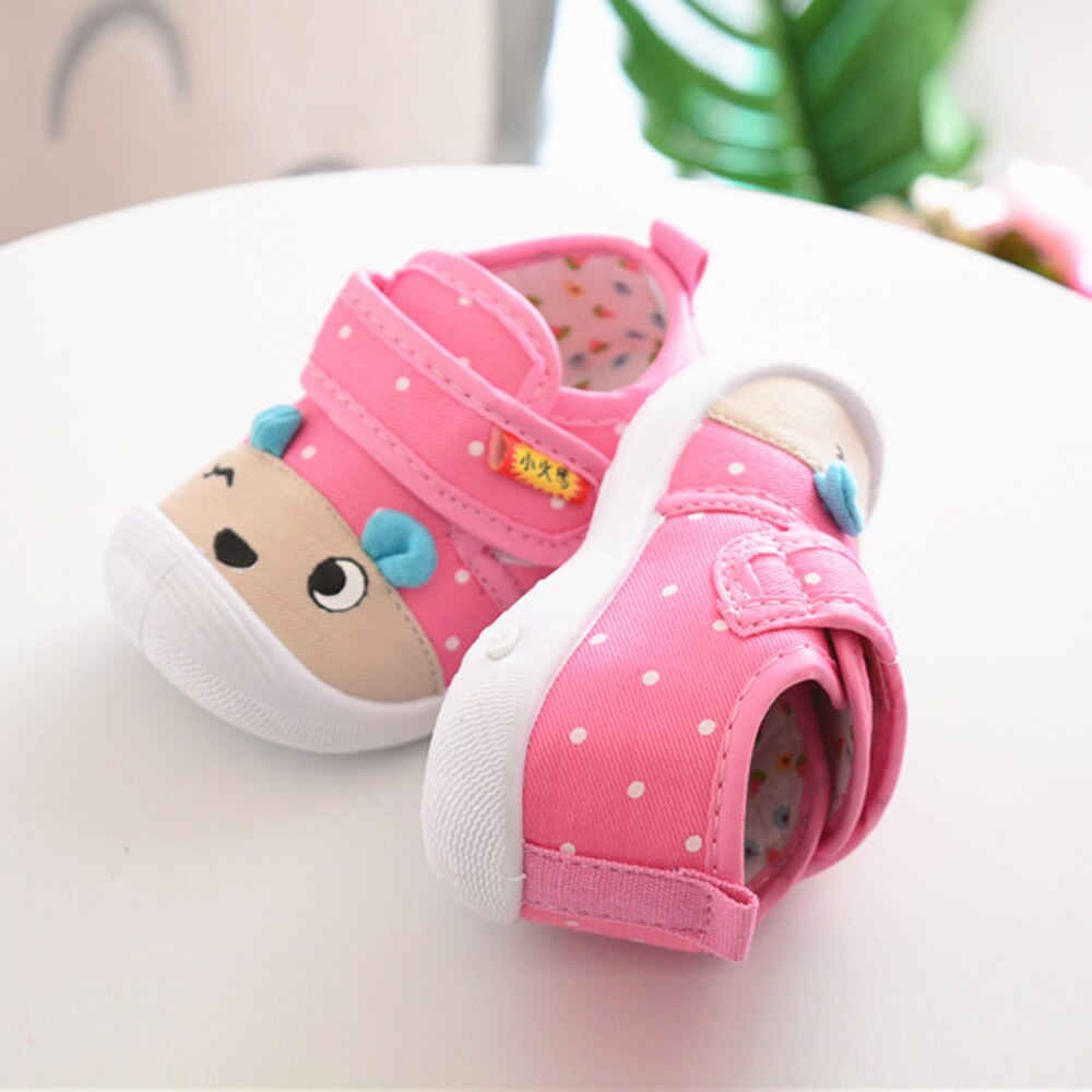 Soft Sole Squeaky Sneakers Toddler Shoes Infant Baby Boys Girls Shoes Lovely Cartoon Comfortable Anti-slip Shoes Сандалии