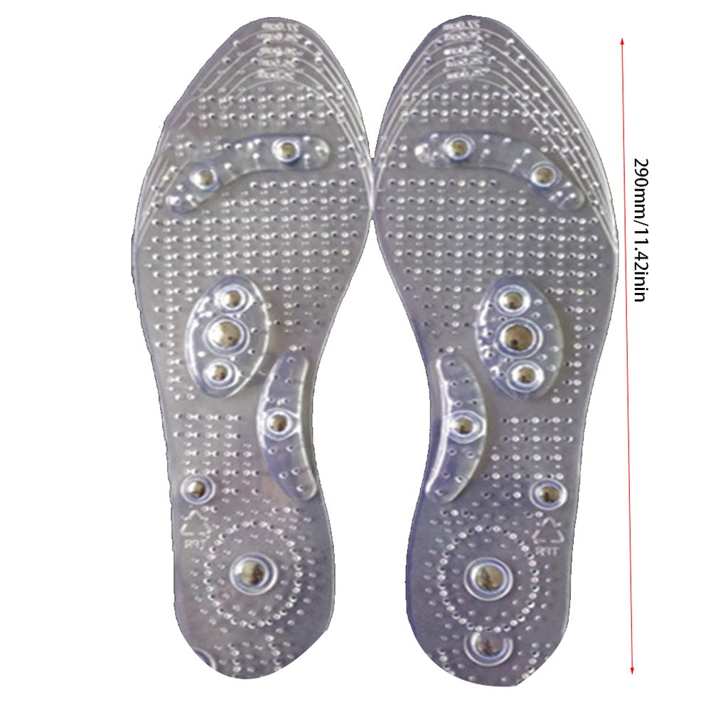 1 Paar Magnetische Therapie Afslanken Inlegzolen Voor Gewichtsverlies Voet Massage Gezondheidszorg Schoenen Mat Pad Acupunctuur Masseren Binnenzool