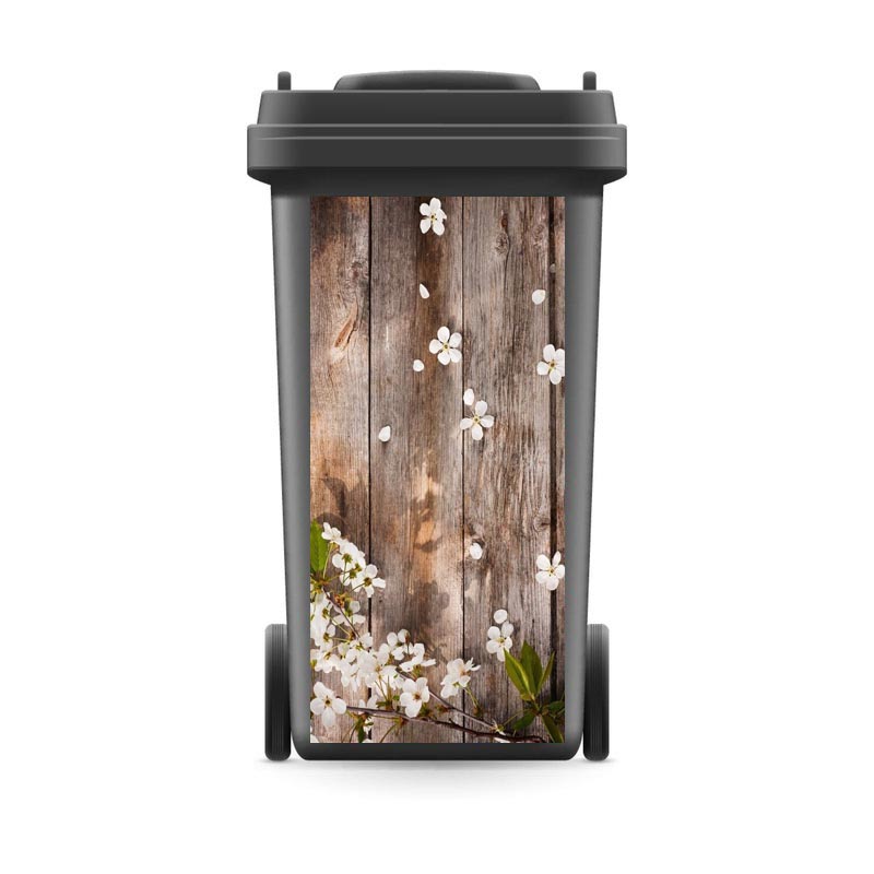 Modern Rubbish Bin Sticker Vinyl Removable Sticker Decals Ktichen Accessories Wall Stickers 120liter 240liter: 5 / 37x82cm(For240liter)