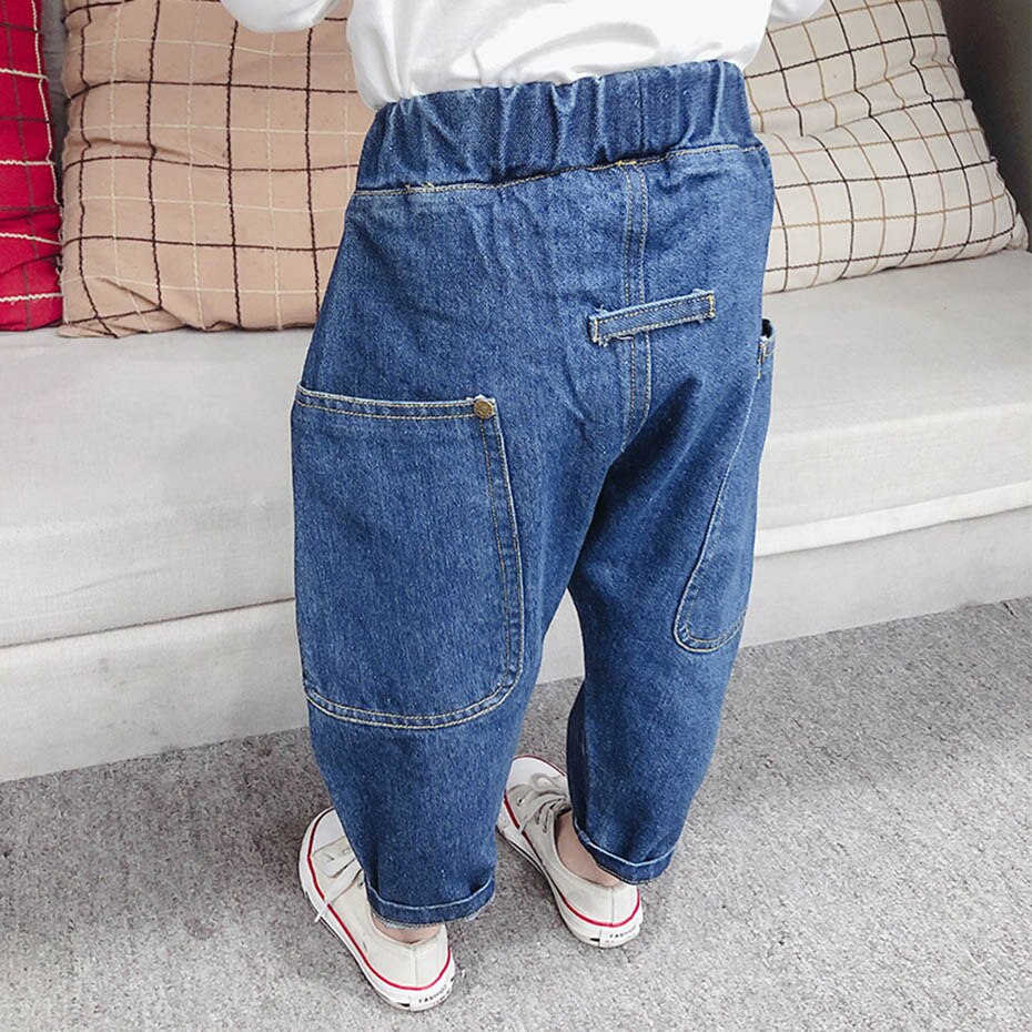 Girls Jeans Solid Color Harem Jeans Kids Girl Toddler Children's Jeans Spring Autumn Children's Jeans Clothes