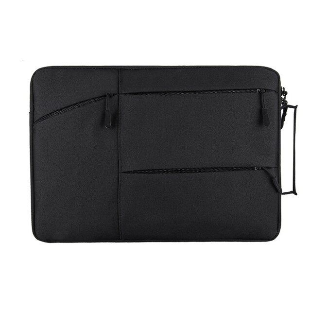 Protective Laptop Sleeve Shoulder Bag Carrying Case For Hp Pro 12 13 15 Inch, Macbook Air, Asus, Acer, Lenovo, Dell: Black-15 INCH