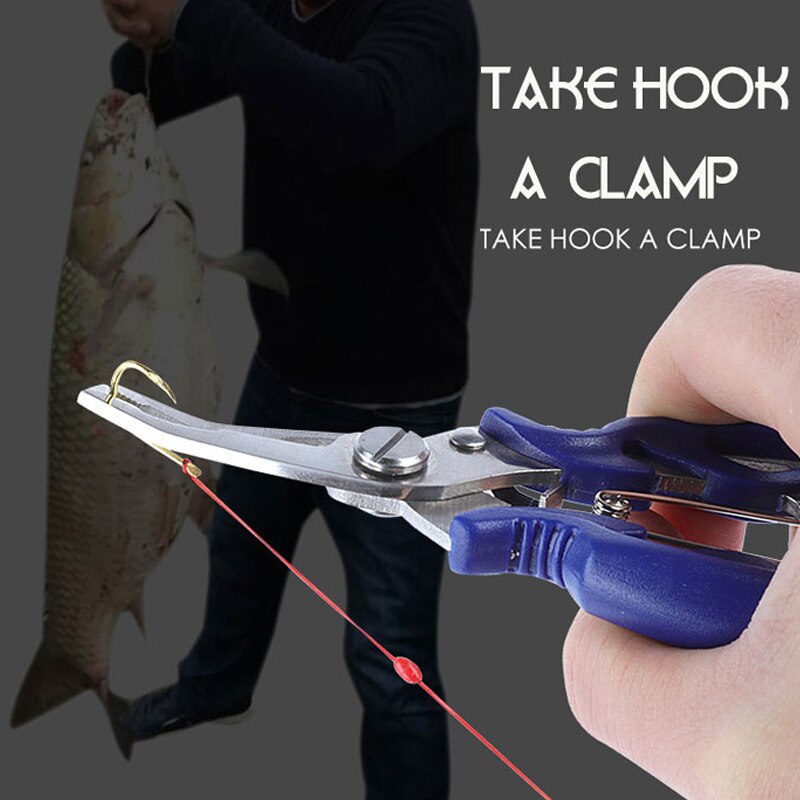 12Cm Multifunctionele Vissen Tang Schaar Line Cutter Hook Gereedschappen Vis Gebruik Tang Schaar 3 Kleuren Accessoires