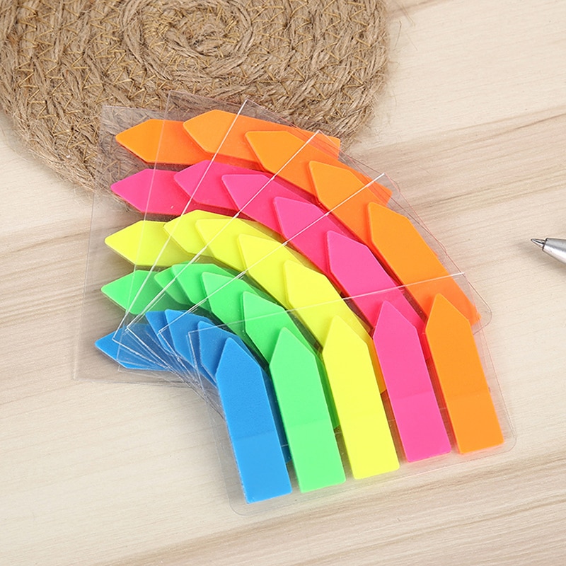 Colored Memo pad Lovely Sticky Paper Post it Note School Office Supplies