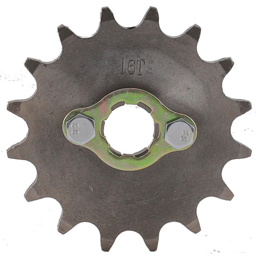 20Mm 12/14/15/16T Tanden 530 Ketting Tandwiel Cog Met Retainer Plaat Locker voor 125cc-350cc Dirt Pit Bike Atv Go Kart: 16T