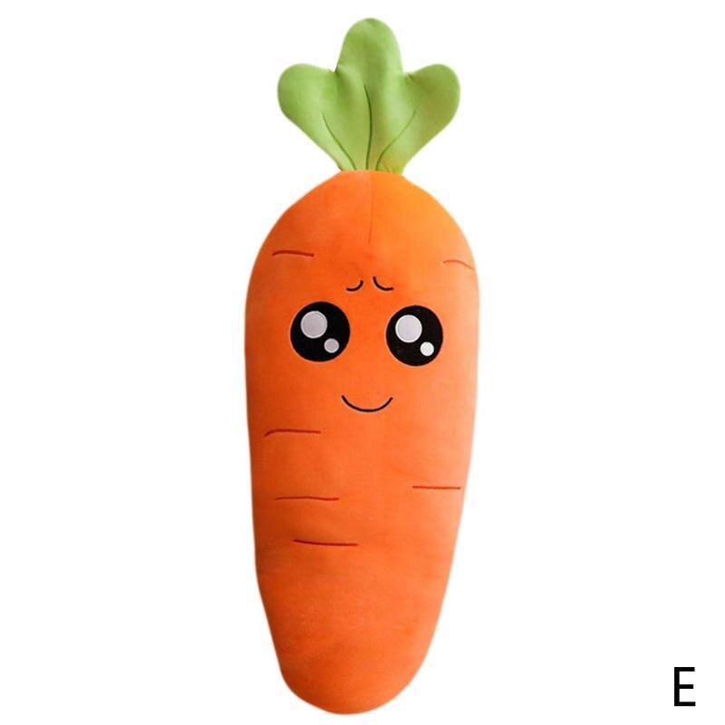 Expression Carrot Plush Toys Cute Radish Pillow Doll Toy Plush Cushion Sleeping Girl Children Pillow G6N4: E