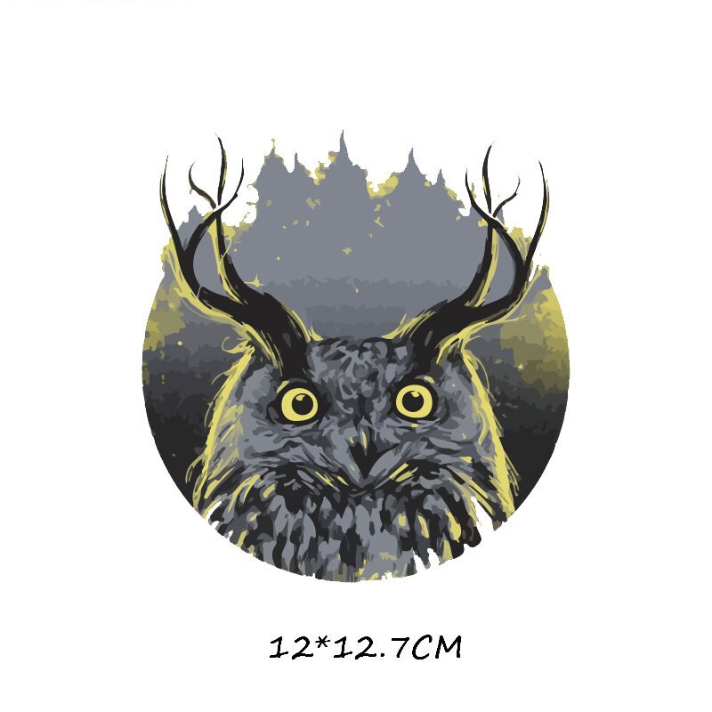 Top dieren stickers op kleding strijk patches voor kleding tijger leeuw applicaties kleding applicatie diy t-shirt badges print e: Zt0368