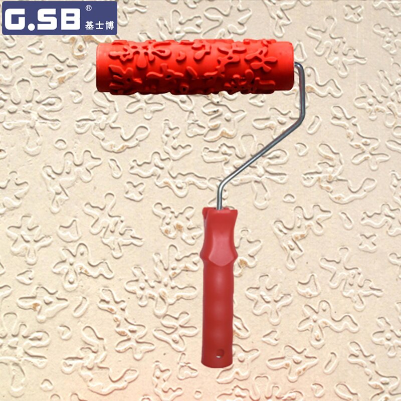 Rubber Roller 7 Netto Patroon Verfroller Voor Wanddecoratie Gsb Gereedschap NO.040 Paint Tool