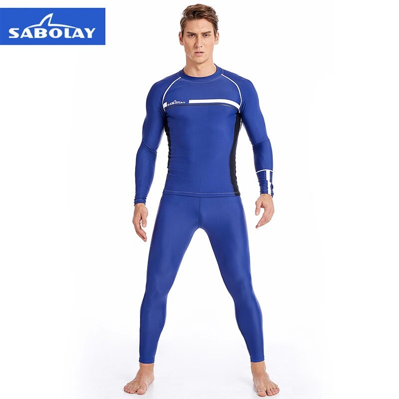 Muta giacche pantaloni muta da sub manica lunga Scuba Jump surf Snorkeling mute