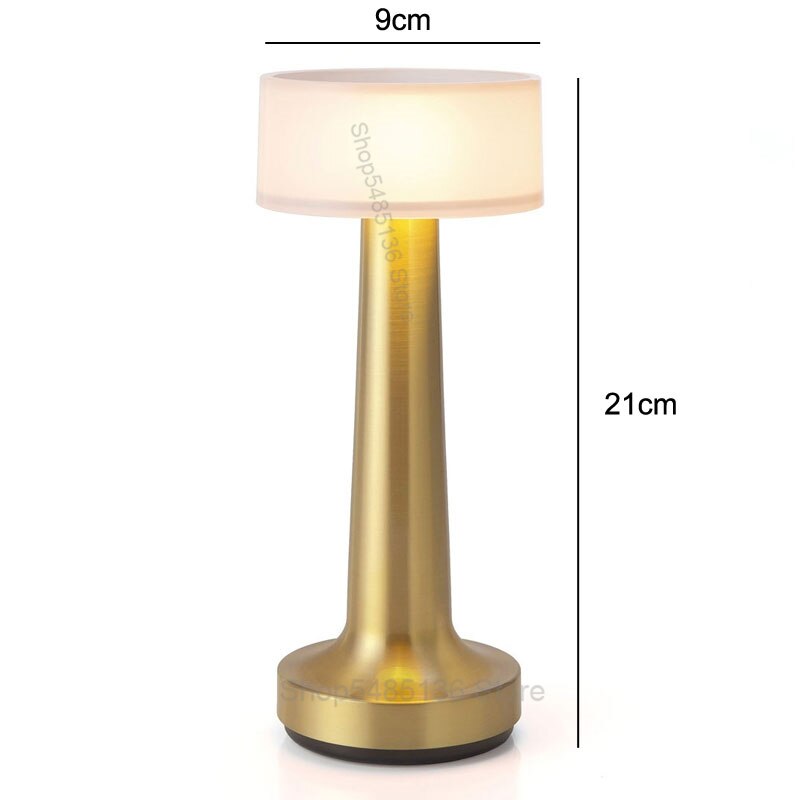 Lampes de Table Led avec capteur tactile sans fil, batterie Rechargeable, luminaire de Table, pour chambre à coucher, bureau, Restaurant, chevet