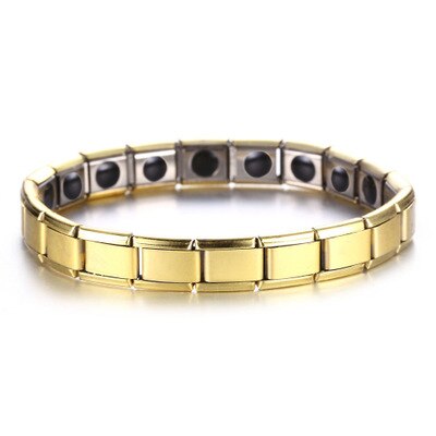 Viking Bracelet Women's Stainless Steel Bracelet Men's Glamour Steel Bracelet Is 9mm Wide, 175mm Long And Weighs 15ggift: Gold