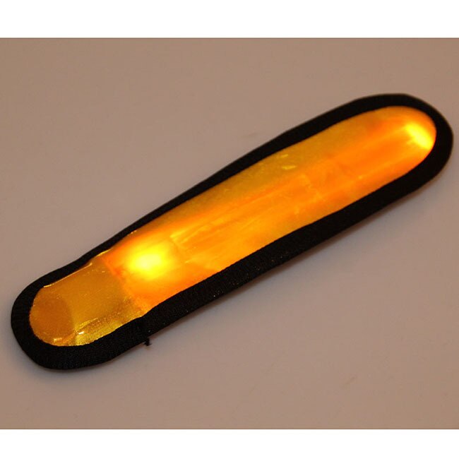 Brazalete con luz LED reflectante para brazo, correa de seguridad para correr de noche mano de ciclista, pulsera