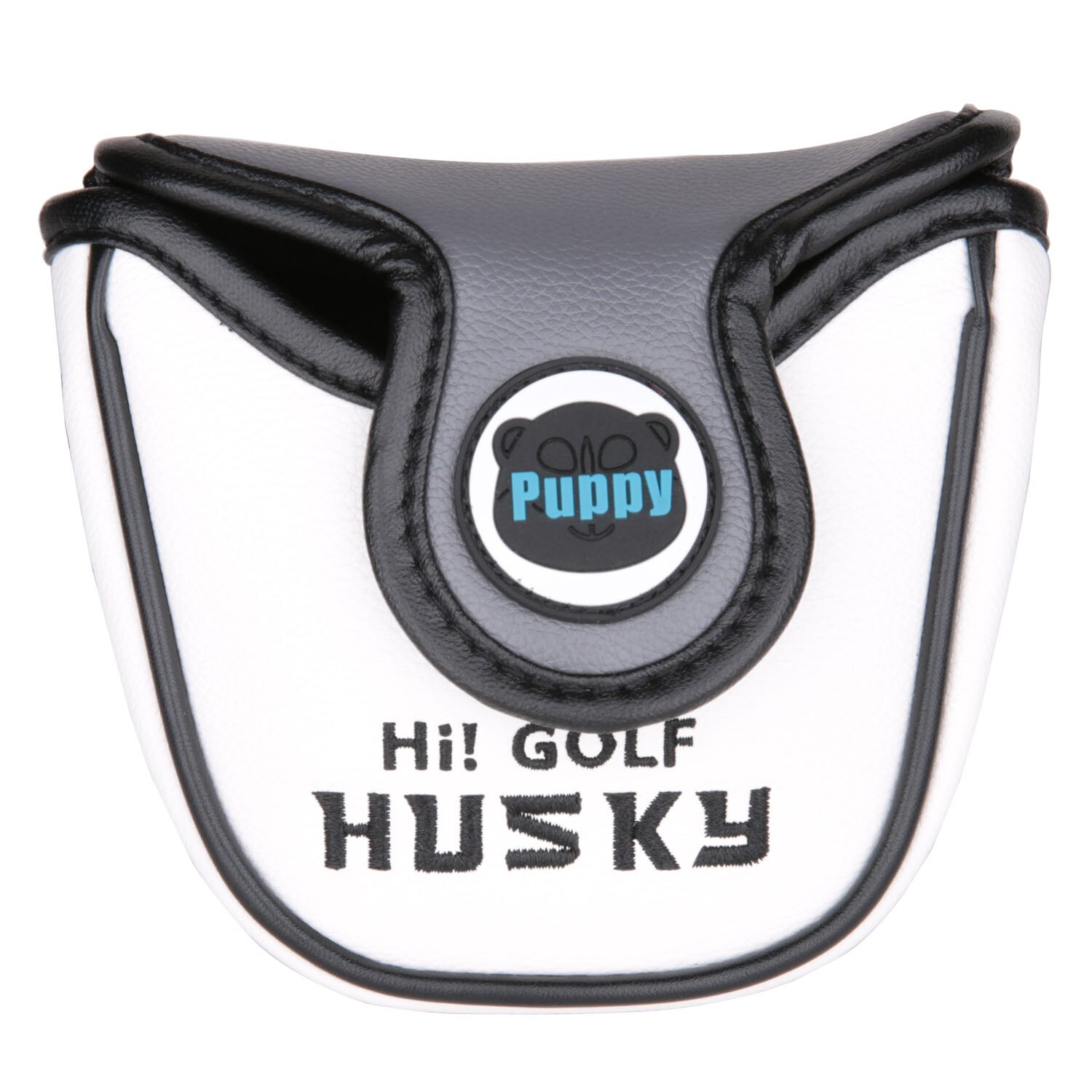 Orolotay Golf Putter Abdeckung - Schwarze PU-Schutzhülle Mit Magnetverschluss Für Mallet-Putter