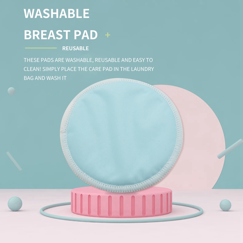 Coussinets d&#39;allaitement en bambou biologique (Pack de 12), avec sac à linge en Bonus, lavables, Super doux, réutilisables et hypoallergéniques