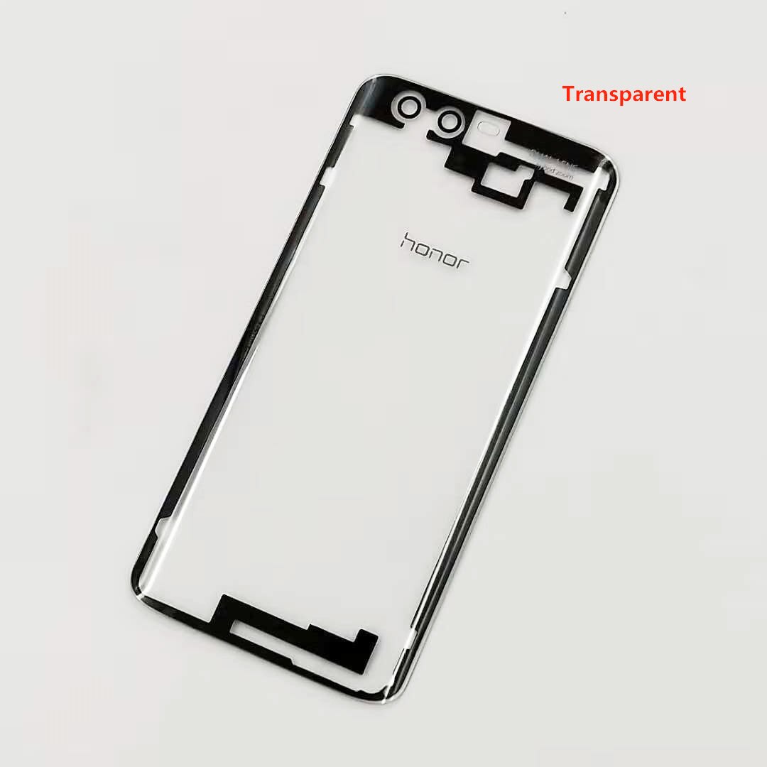 Alkuperäinen huawei honor 9 kotelon kansi takakannen akkukotelo lasiovi takapuhelimen vaihtokuori honor 9 :lle tarralla: Läpinäkyvä