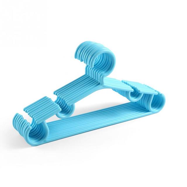Children's Drying Rack Portable Multifunctional Hook Outdoor Children's Drying Rack Plastic Baby Hanger Batches From: blue