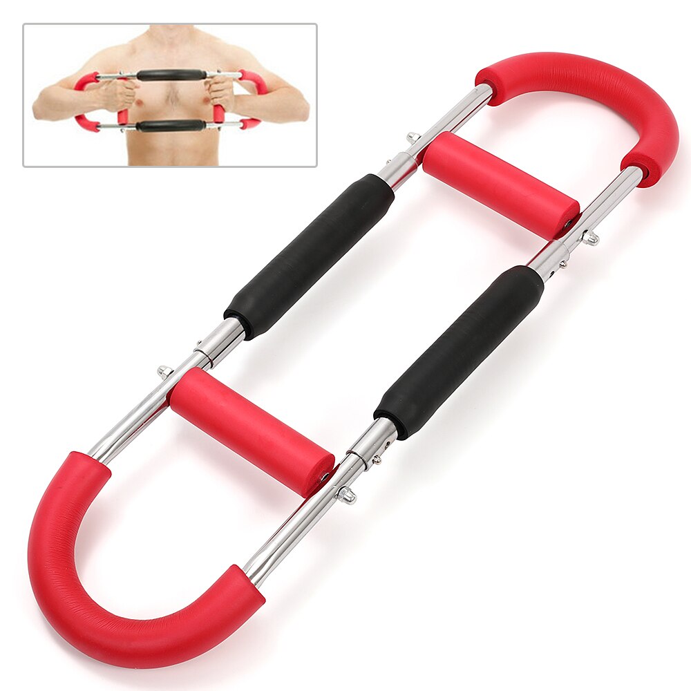 Tykkere arm styrke maskine u-type bryst ekspanderarm styrke bar bryst muskel fitness arm træningsudstyr arm motioner
