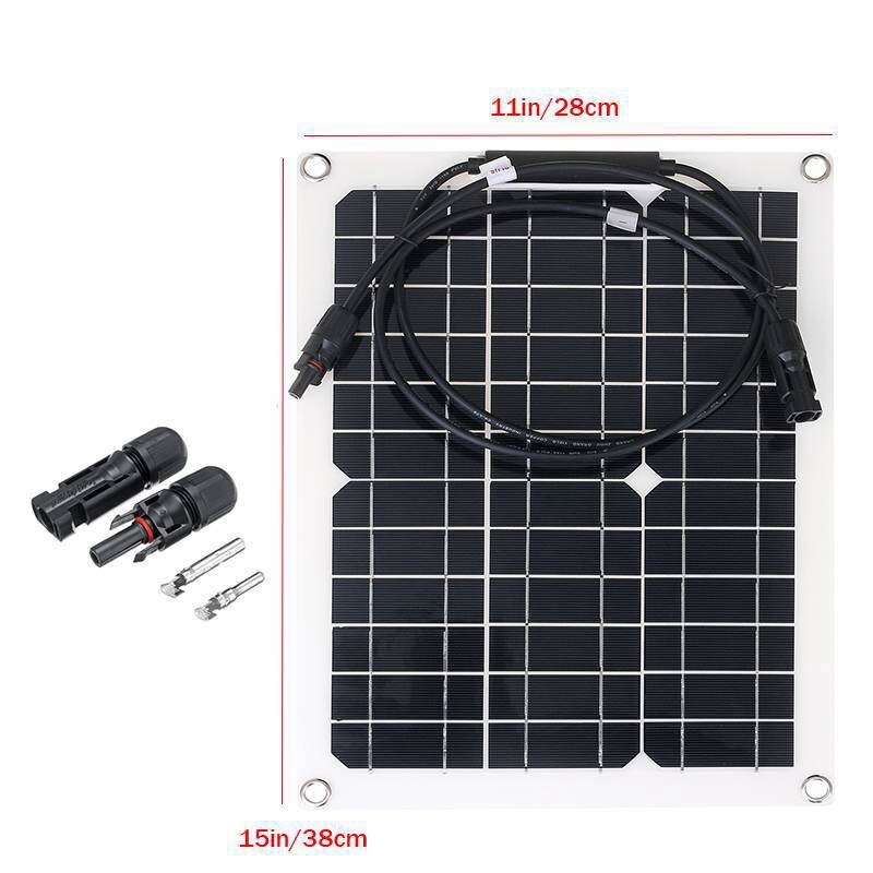 Solar Panels Battery Charger Charge Home Kit Portable 300 Watt 12V System Battery Charger Marine Caravan Waterproof