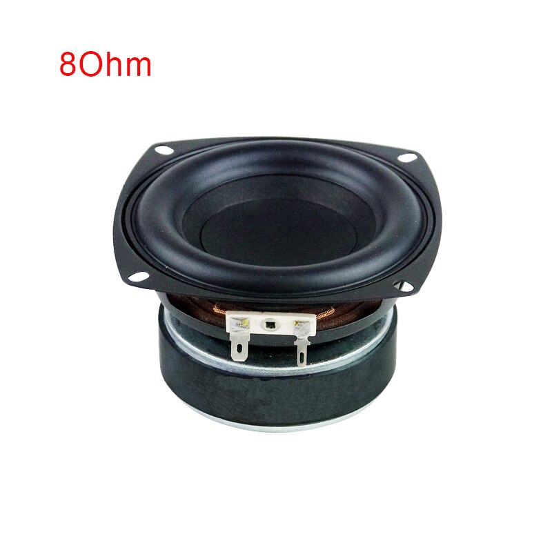 4 Inch Bass Speaker Subwoofer 40W 4Ohm 8ohm Bass Speaker Sterke Macht 2.1 Speaker Subwoofer Unit 2 Crossover Luidspreker woofer Diy: 8Ohm 1Pc