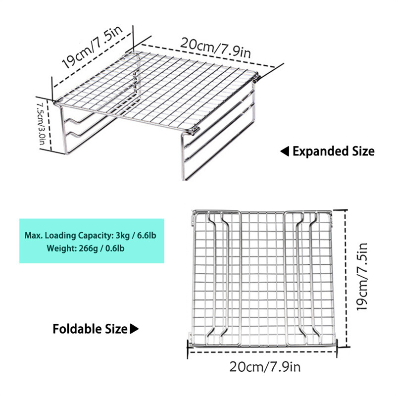 Falten Picknick Grill Edelstahl draussen Camping Herde Gestell BBQ Gestell Wandern Angeln Tragbare Kochgeschirr