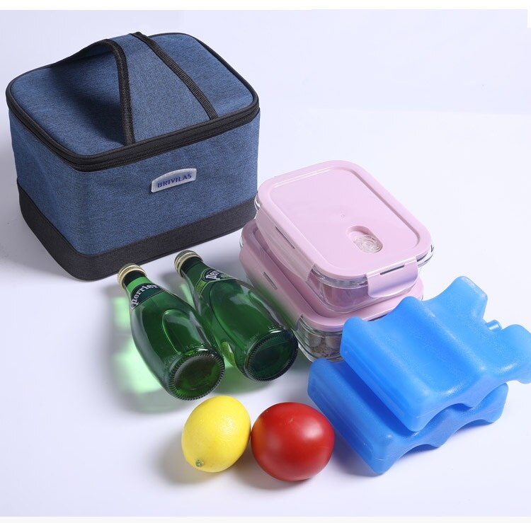 Verse Koeler Tassen Grote Capaciteit Waterdichte Oxford Draagbare Rits Thermische Lunch Tassen Voor Vrouwen Lunchbox Tote Picknick Voedsel Zakken