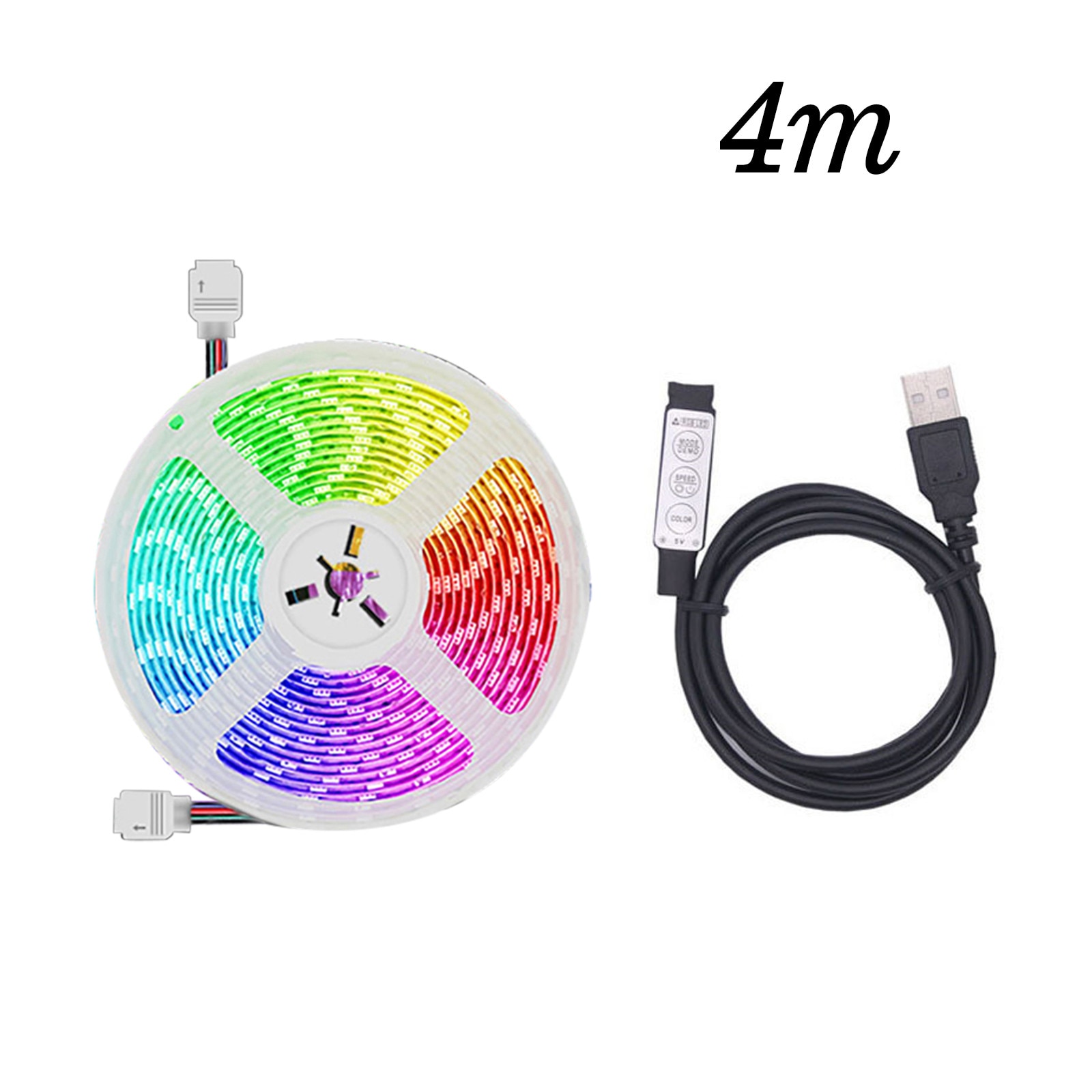 Usb 5050 Flexibele Rgb Led Strip Verlichting Muziek Waterdichte Rgb Led Light Kleur Veranderende Lichtslang