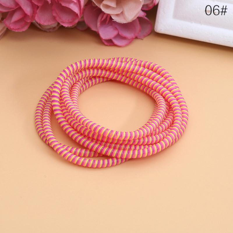 1.4M Kabelhaspel Draad Case Datalijn Bescherming Kabel Protector Usb Opladen Wire Cord Bescherming Voor Oortelefoon Oplader Kabel: 06