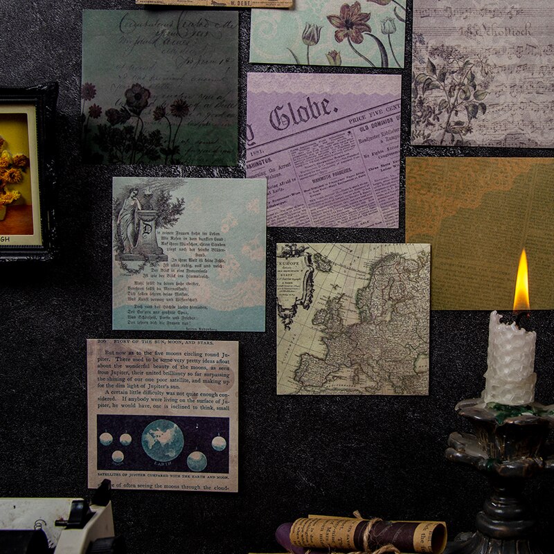 Stara gazeta papierowy materiał ręcznie tło dekoracyjne Scrapbooking, rzemiosło papier kartonowy pamiętnik papeterii Album w stylu Vintage