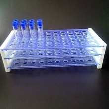 laboratory Plastic Test Tube Rack for 13mm Tubes, Hole 50, Detachable