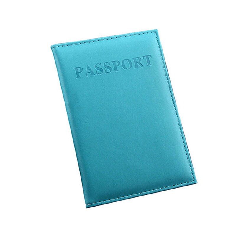 Classy Practical Travel Case Passport ID Card Cover Holder Protector Organizer PU Leather Women Men Wallet: 5