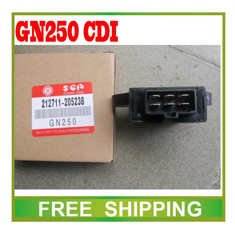 motorcycle GN250 TU GN 250 Digital Ignition Control Module CDI Box UNIT 6pin plug 250cc accessories