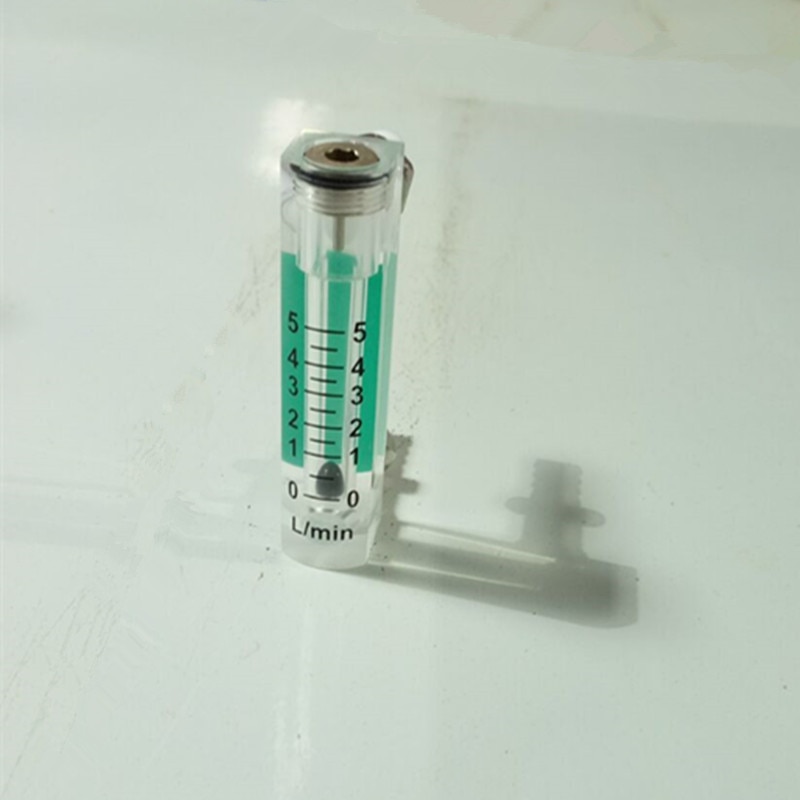 Air Zuurstof Gas Flowmeter Flowmeter Sensor Teller Caudalimetro Flow Indicator H = 70Mm LZQ-1 1-5LPM Plastic Met Conectrator