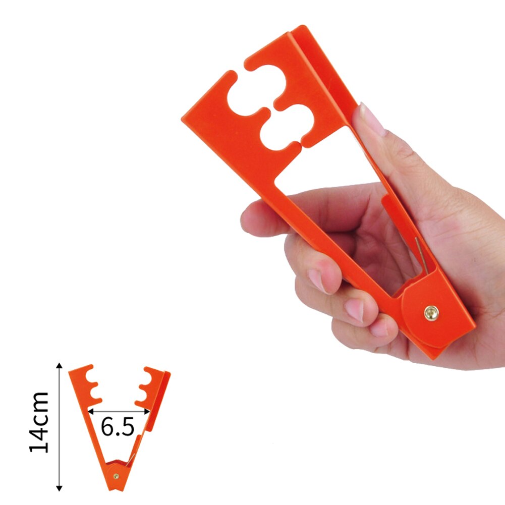 ¡Novedad! Alicates de rosas, herramienta para el jardín, herramienta de floristería para cortar flores, separador de hojas de tallo de Espina, ramos de poda: Naranja