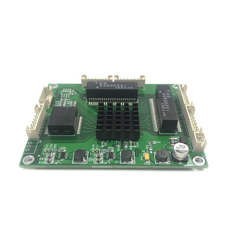 Classe Industrial mini 3/4/5 portas switch Gigabit completo para converter 10/100/1000 Mbps equipamento caixa fraco módulo de switch de rede