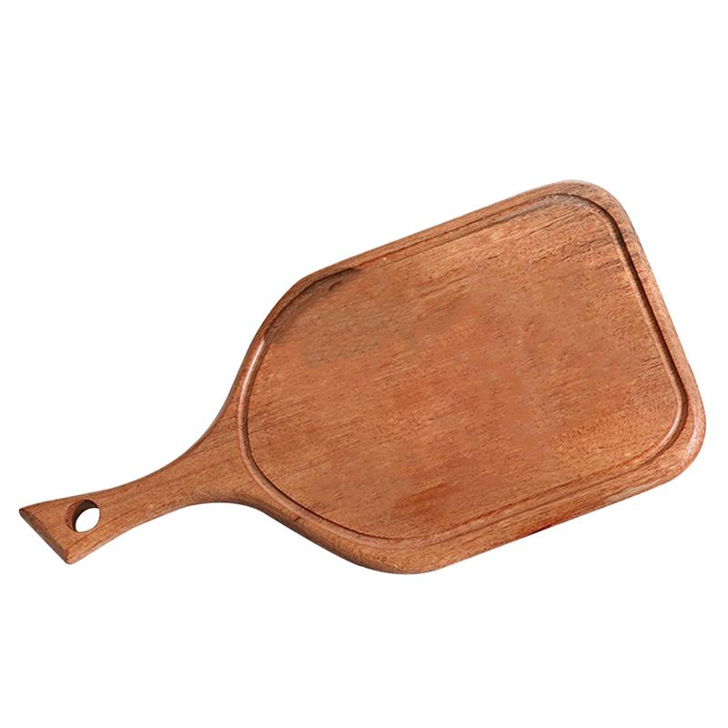 Steak Serving Tray Wooden Pizza Plate Food Tray Restaurant Serving Plate