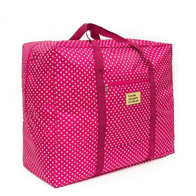 Duża pojemność kobiety mężczyźni torba podróżna do noszenia w dłoni wodoodporna Oxford bolsa plegable torby bagażowe Weekend zipper organizador de zapatos