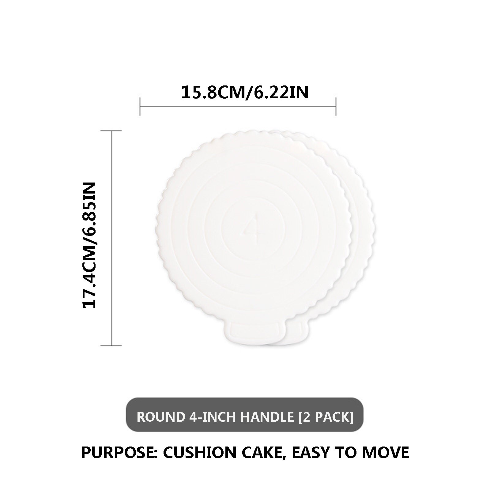 Reusable Mousse Cake Board Plastic Round Square Cake Base Cupcake Dessert Tray Display Stand For Home Wedding Birthday Party: Pink