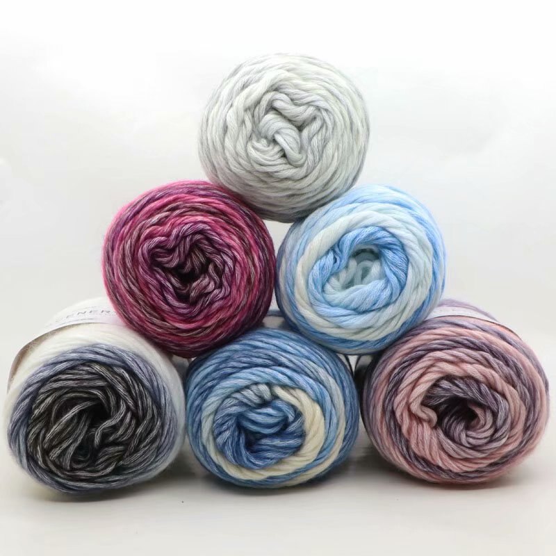 6Pcs Kasjmier Garen 100G Laine Haak Wol Blends Garen Voor Breien Handen Embrodierry Draad