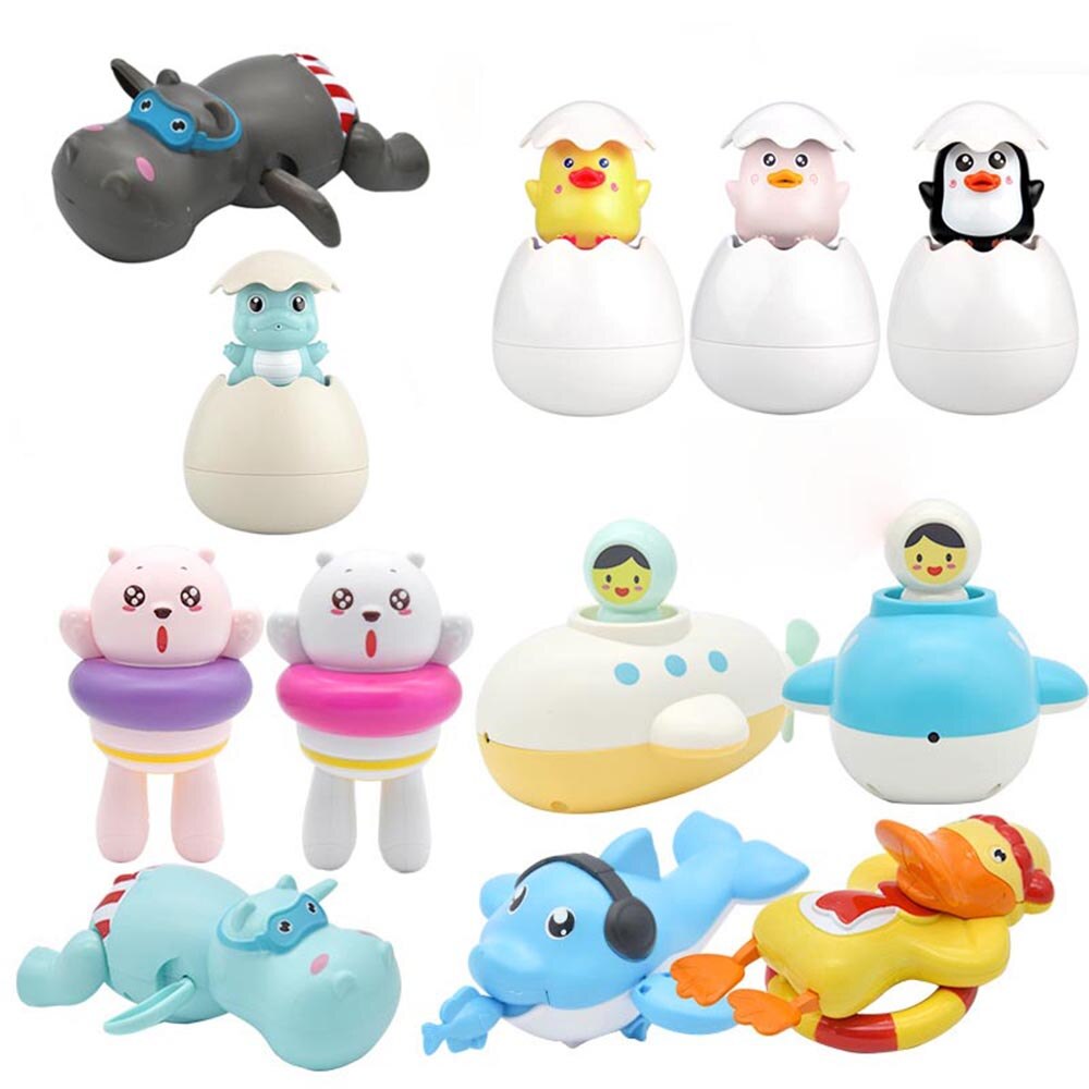 1 Pcs Nette Bad Spielzeug Cartoon Ente Baby Wasser Spielzeug Wasser Schildkröte Submarine Kinder Bad Sprinkler Spielzeug Bad Spielzeug für kinder