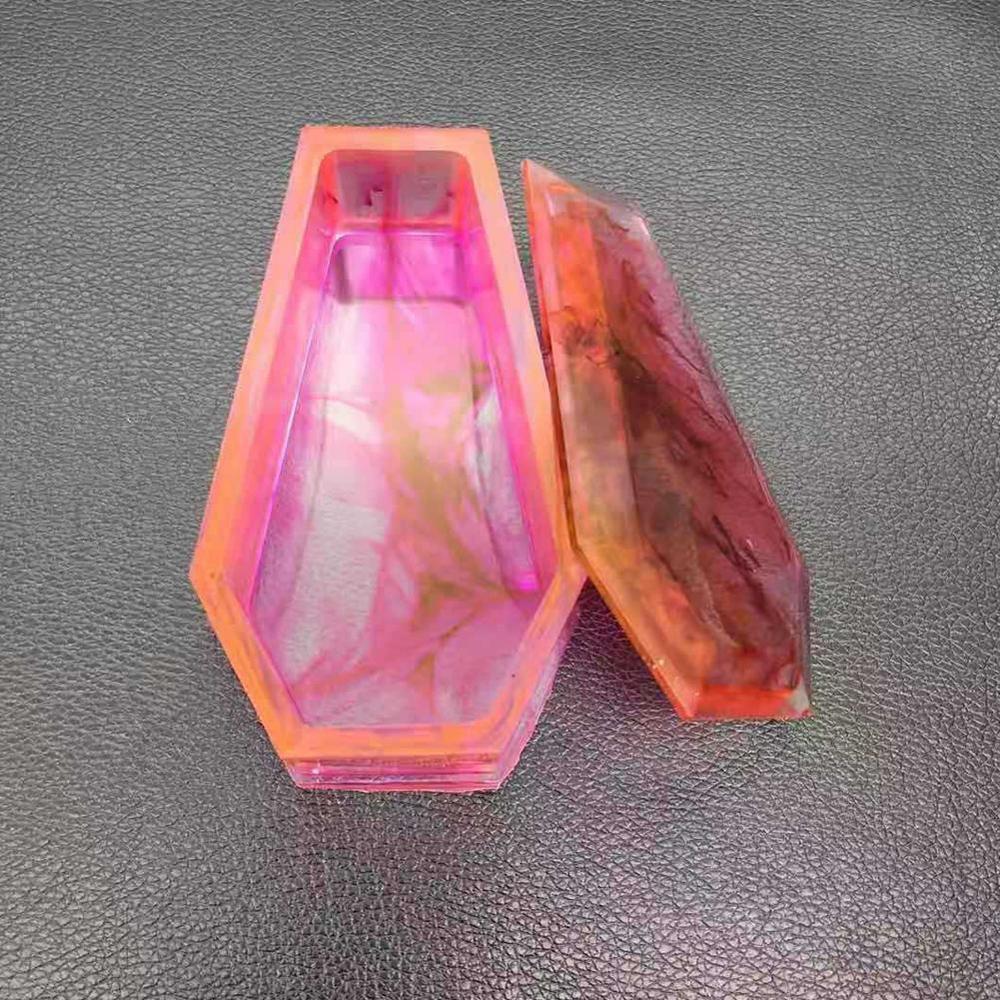 Vampyr kiste trinket box kiste opbevaringsboks silikone harpiks kunst skimmel container halloween forsyninger