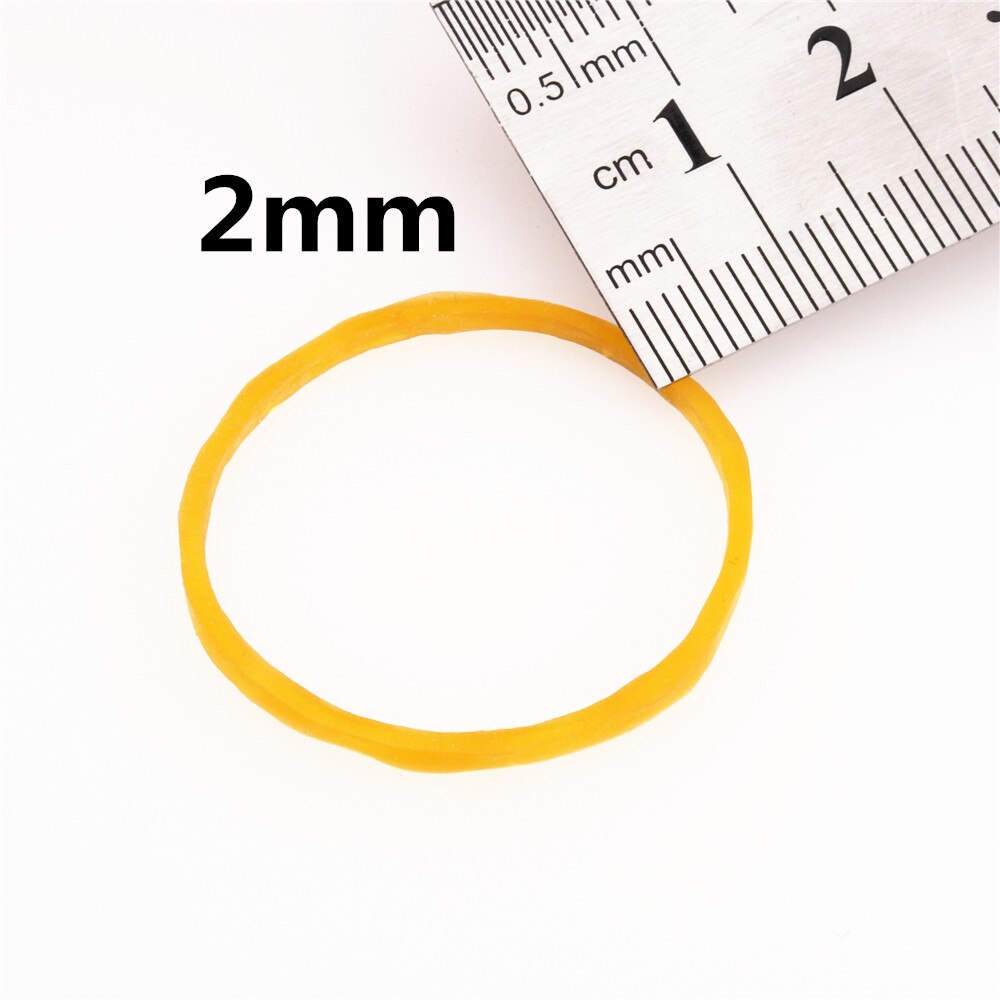 905 Yellow Rubber Bands Elastic Rope Tapes Adhesives Office Students School Stationery Supplies