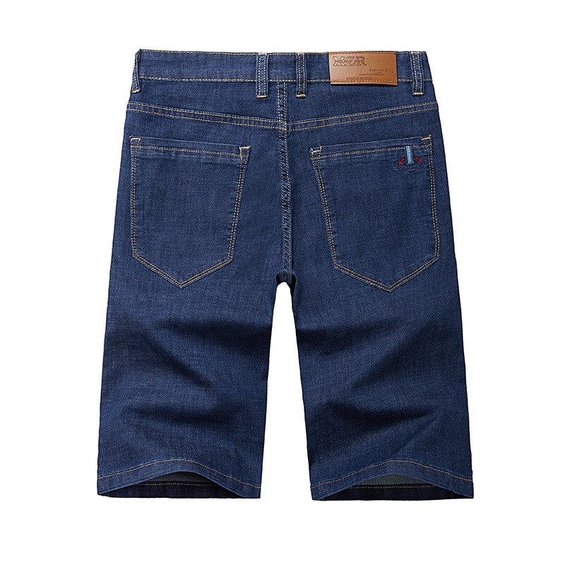 Sommer tynde denim shorts herre løse afslappede lige fempunkts ridebukser stor størrelse denim korte bukser oversize